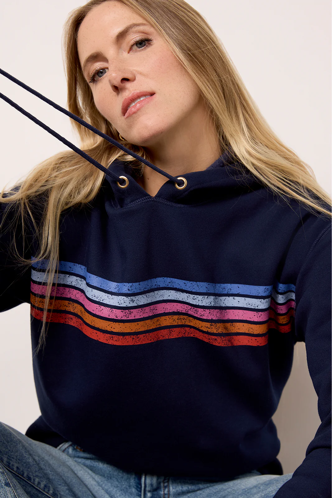 Jordyn Stripe Hoodie - Image 2