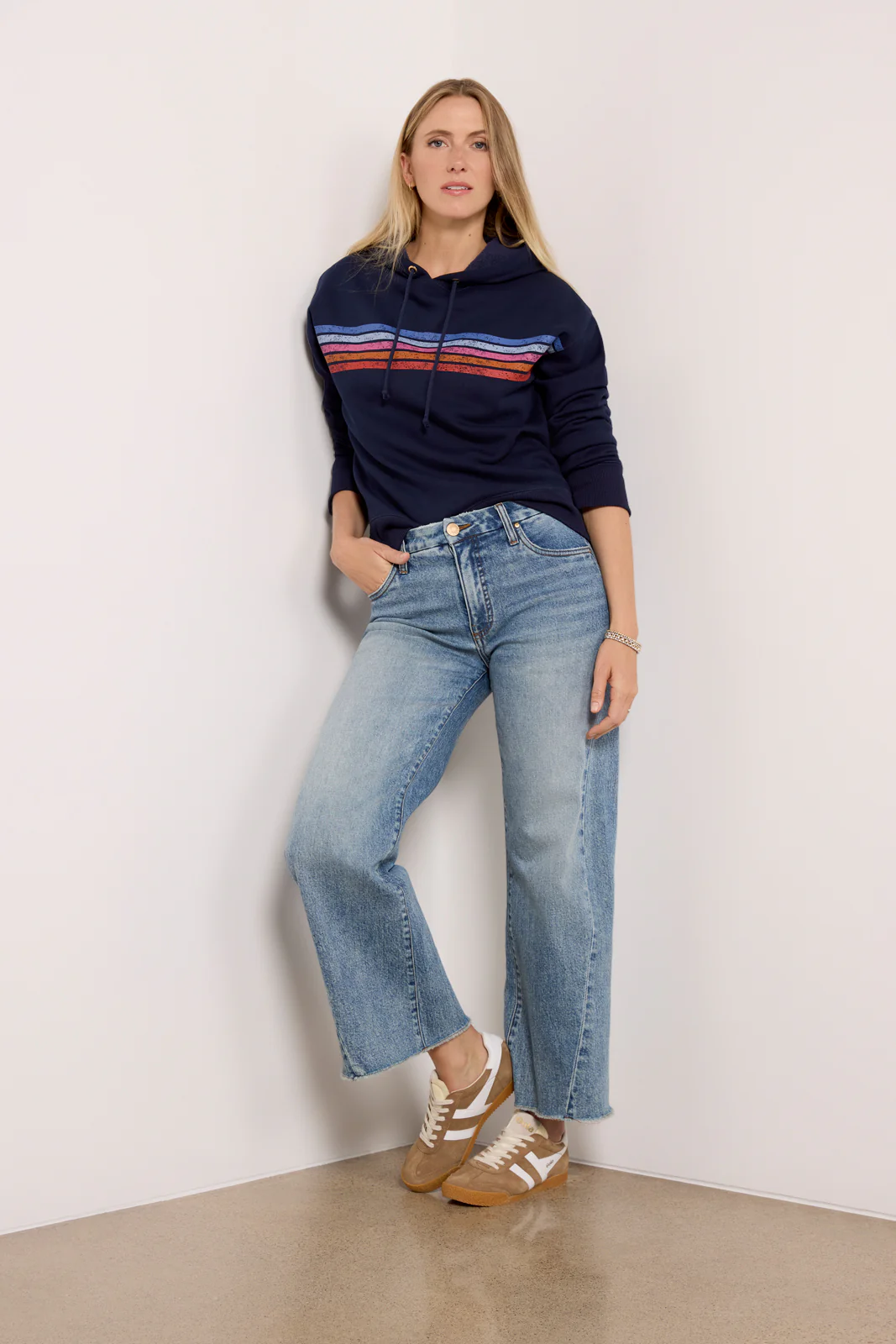 Jordyn Stripe Hoodie - Image 3