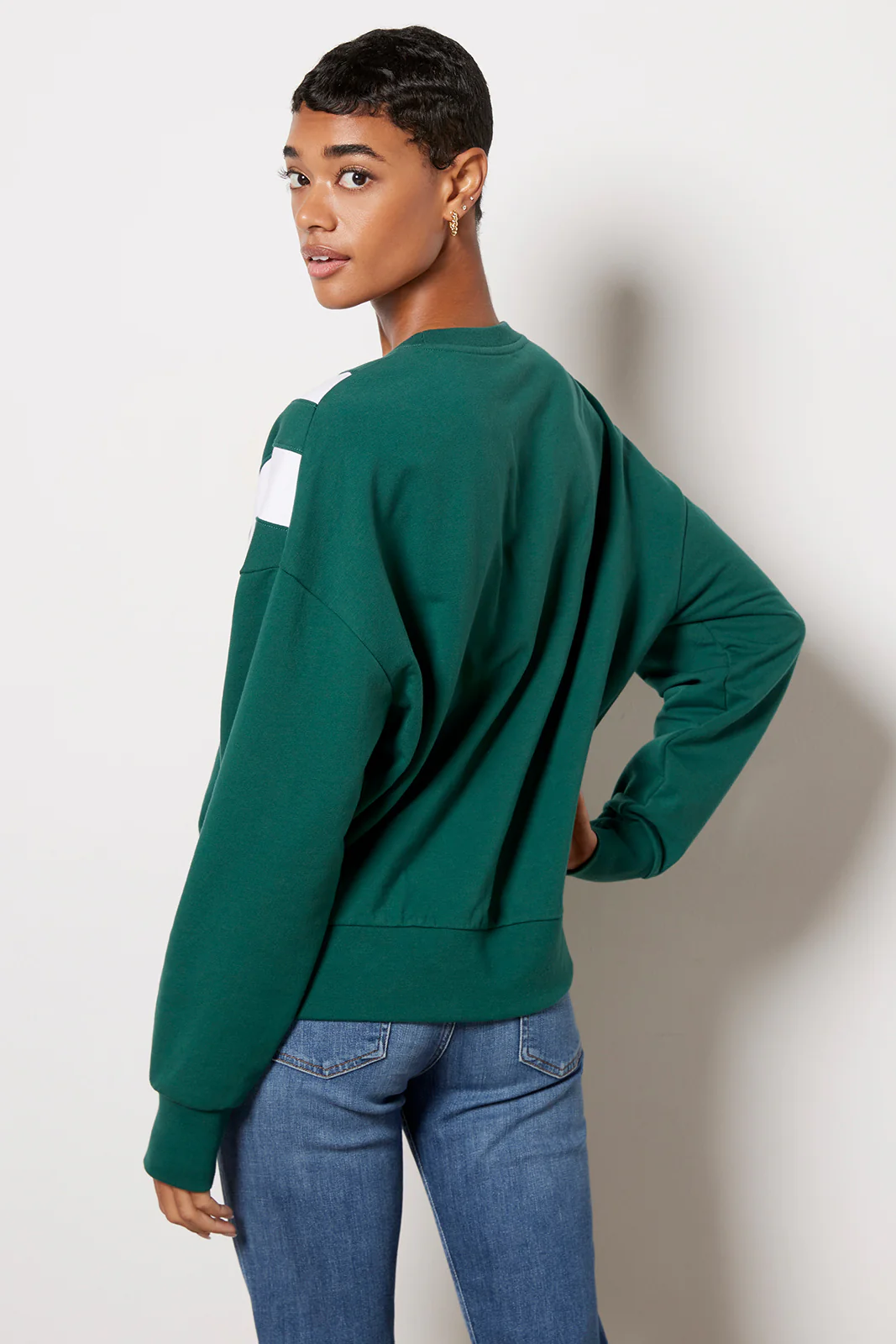 Juno Chevron Varsity Sweatshirt - Image 4