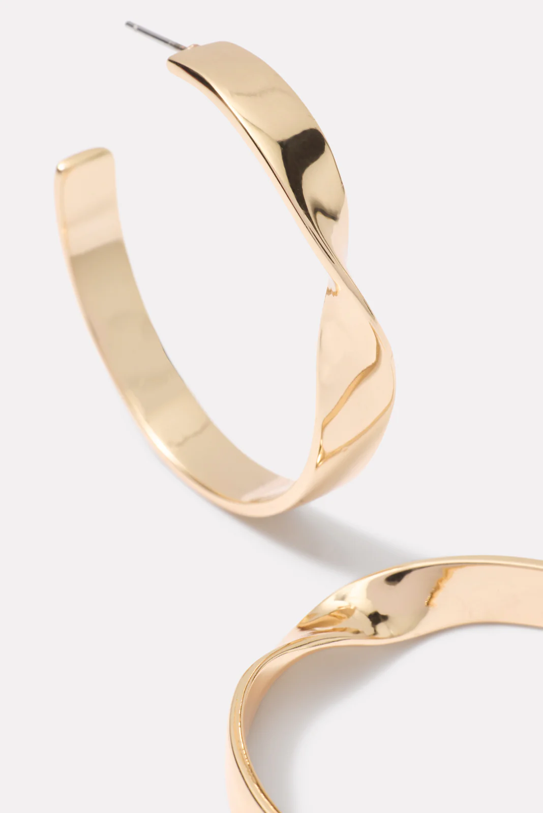 Kay Twisted Statement Hoop - Image 2
