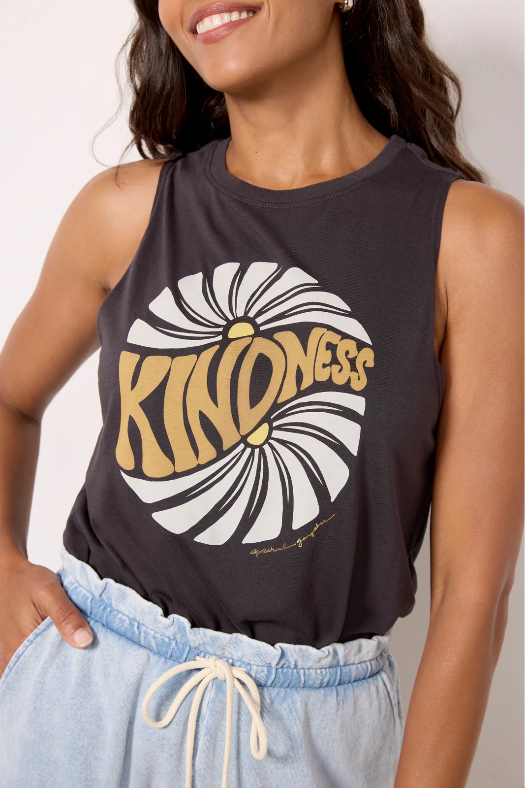 Kindness Jade Muscle Tank - Image 2