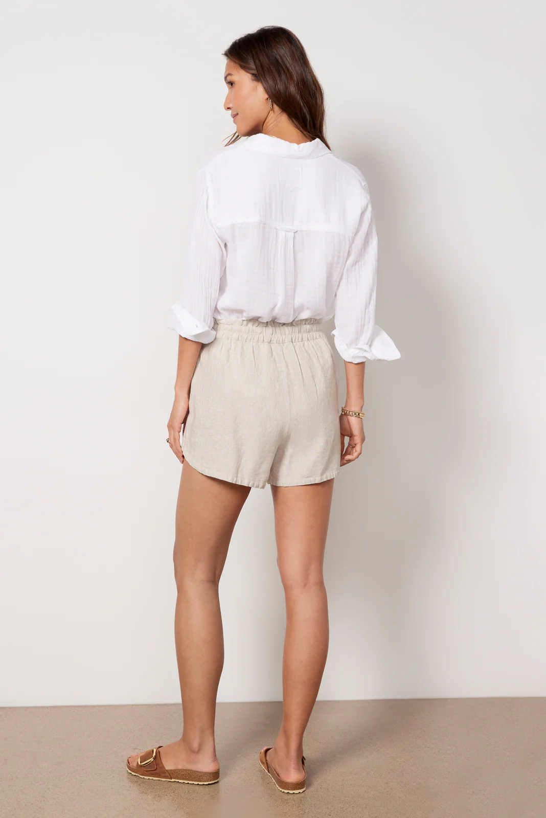 Laguna Linen Tie Waist Short - Image 4