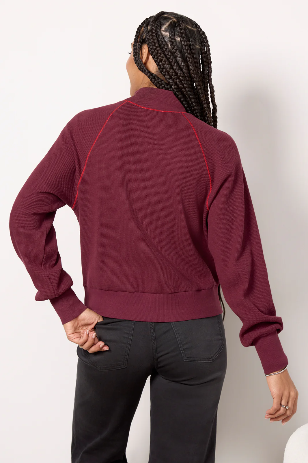 Laney Mock Neck Thermal Top - Image 3