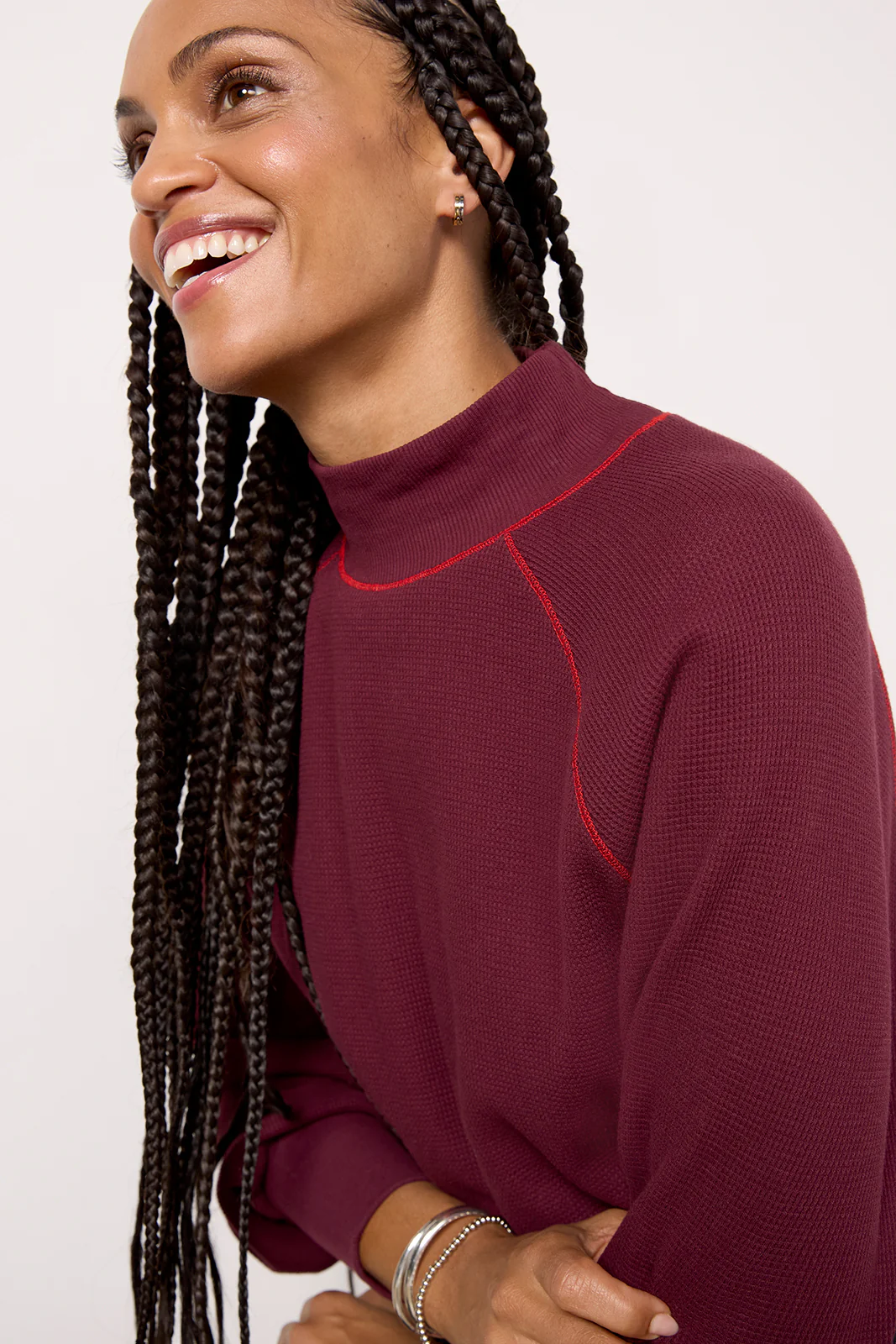Laney Mock Neck Thermal Top - Image 6