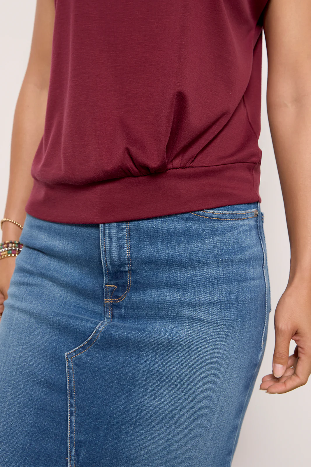 Lara Twist Muscle Tee - Image 2