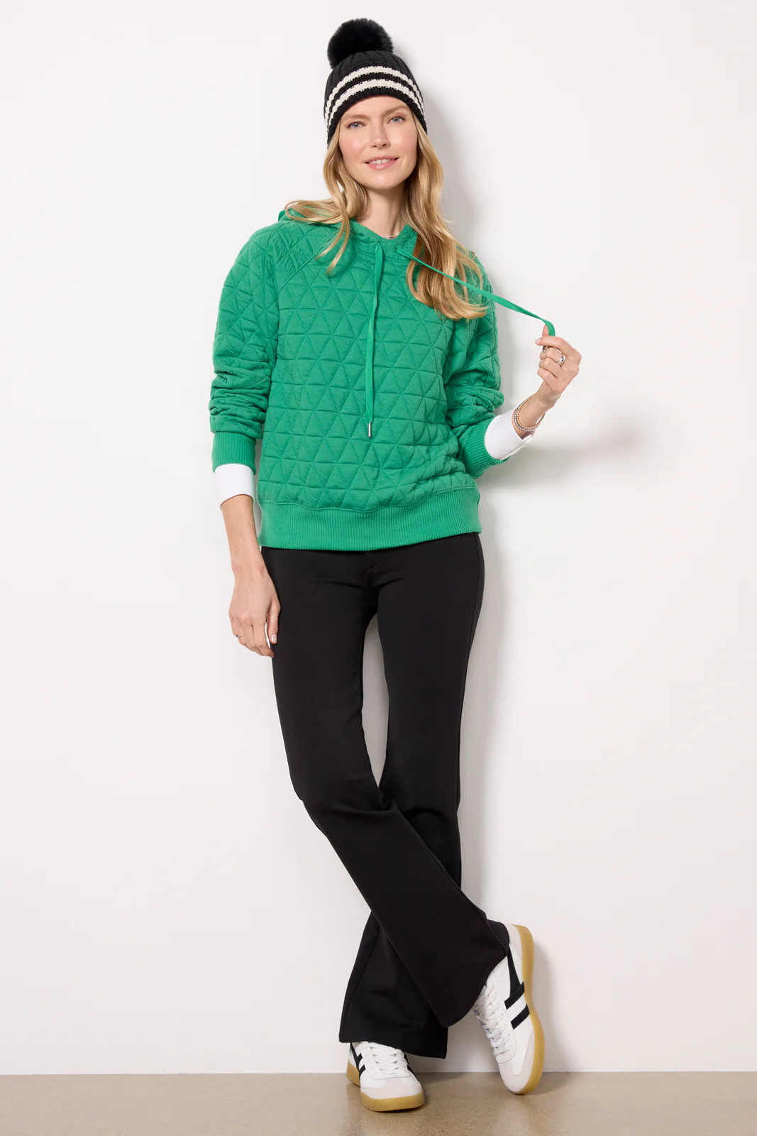 Lindsay Quilted Hoodie - Image 3