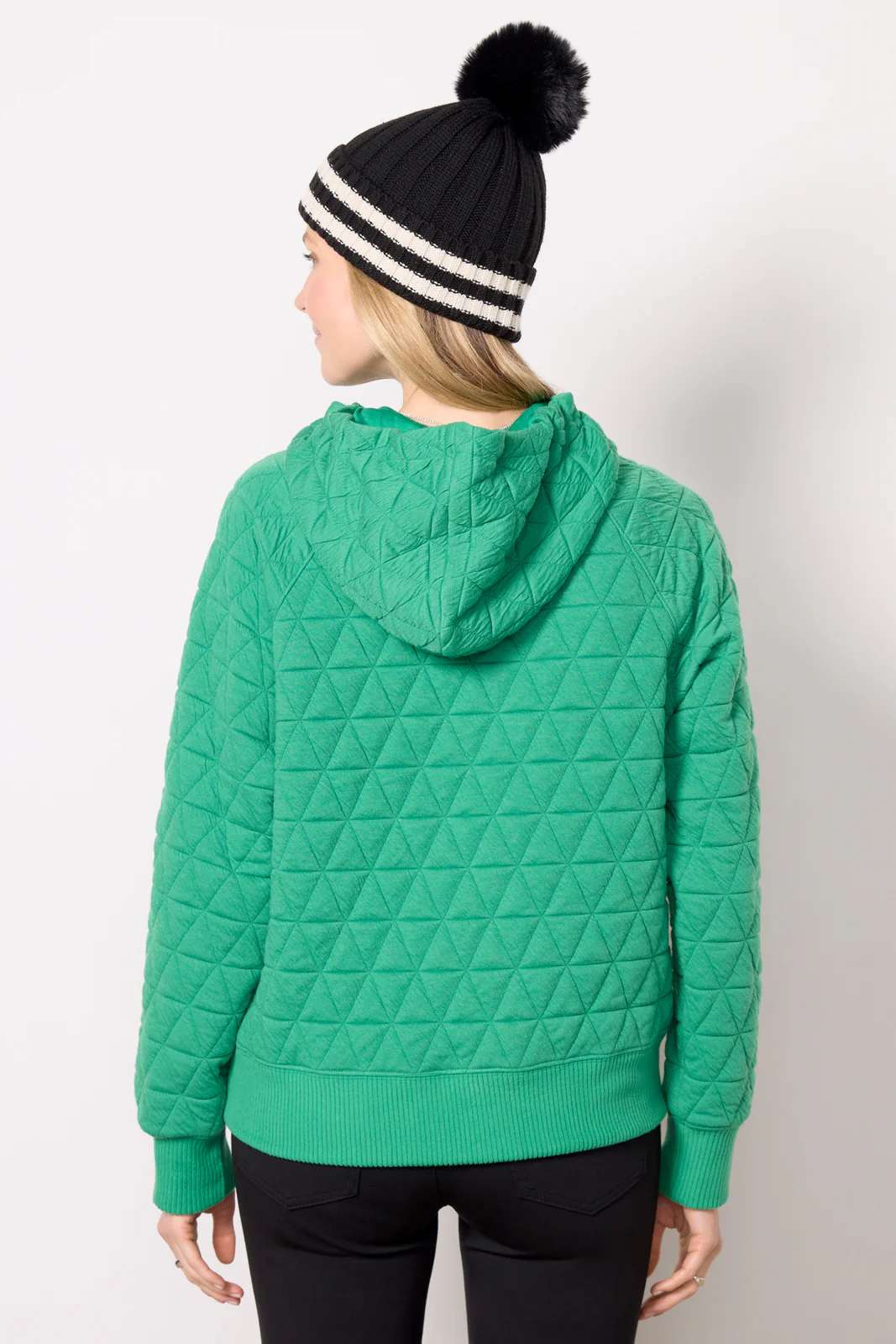 Lindsay Quilted Hoodie - Image 4