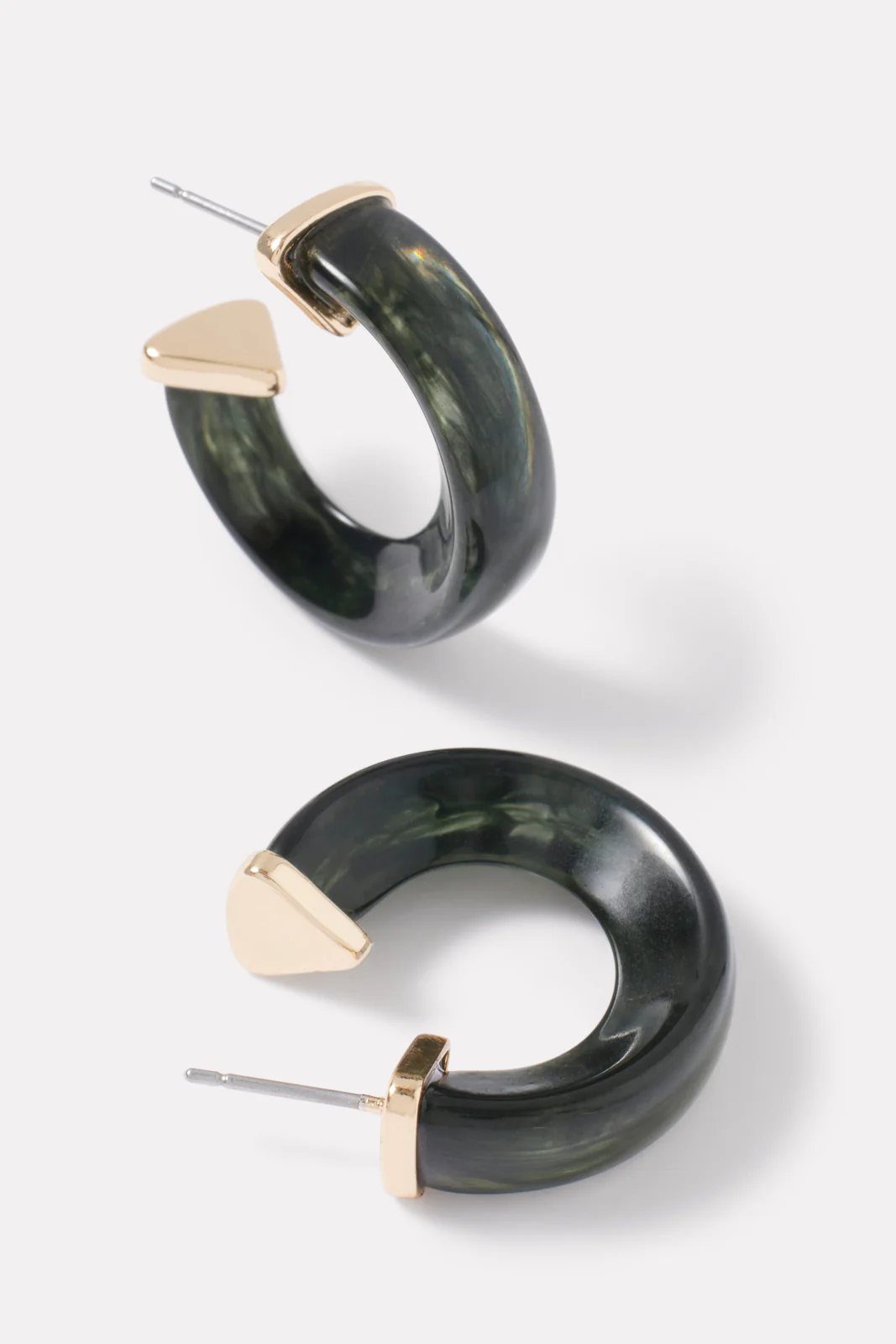 Lyla Resin Hoop Earrings - Image 2