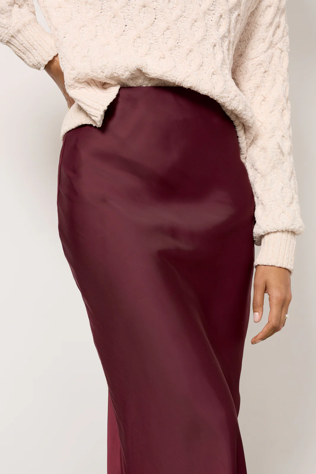 Maddie Satin Skirt - Image 2