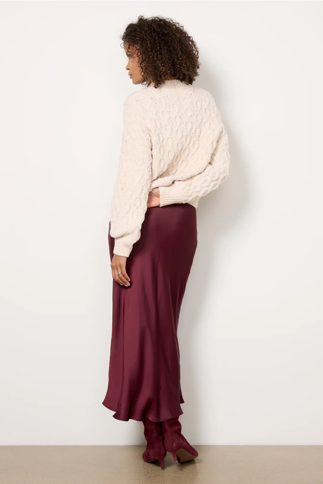 Maddie Satin Skirt - Image 4