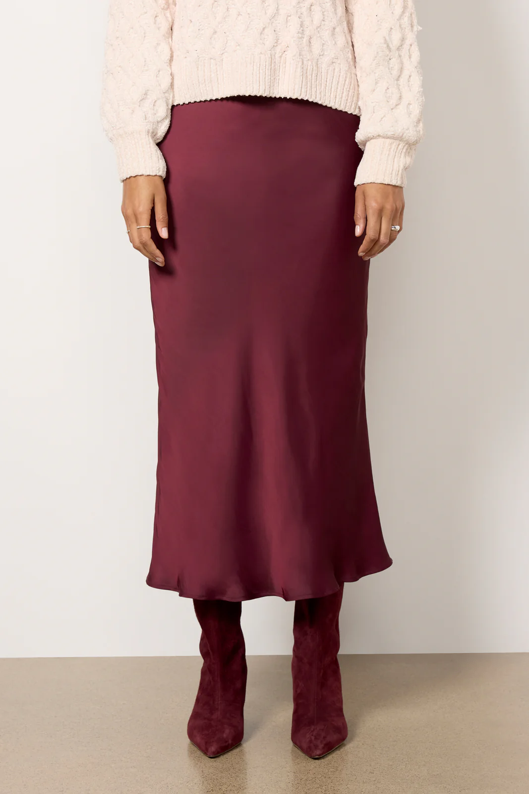 Maddie Satin Skirt - Image 5