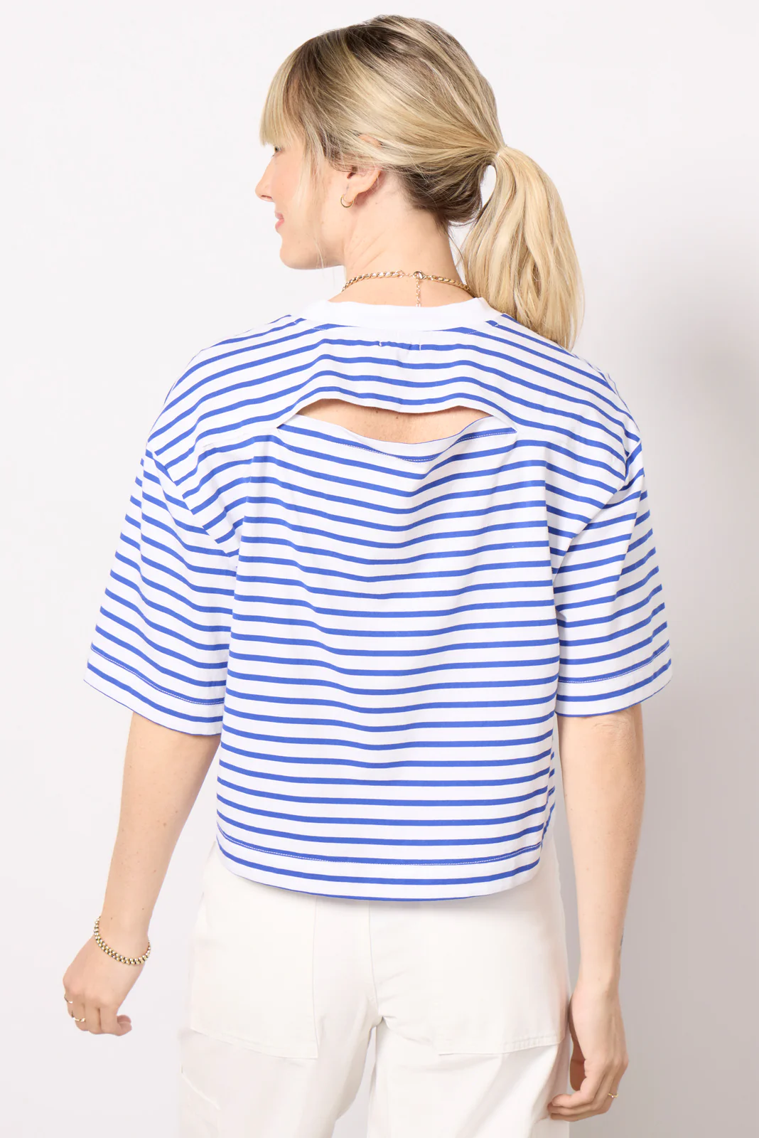 Mae Stripe Tee - Image 5