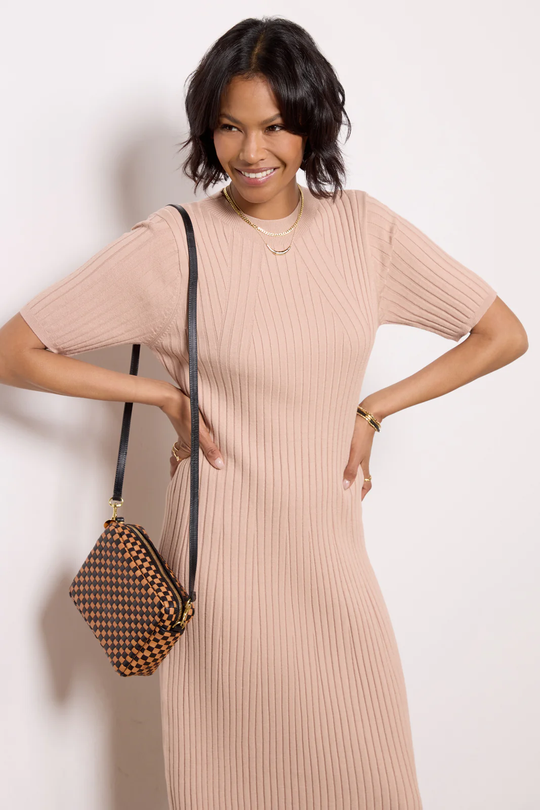 Maeve Rib Knit Midi Dress - Image 2