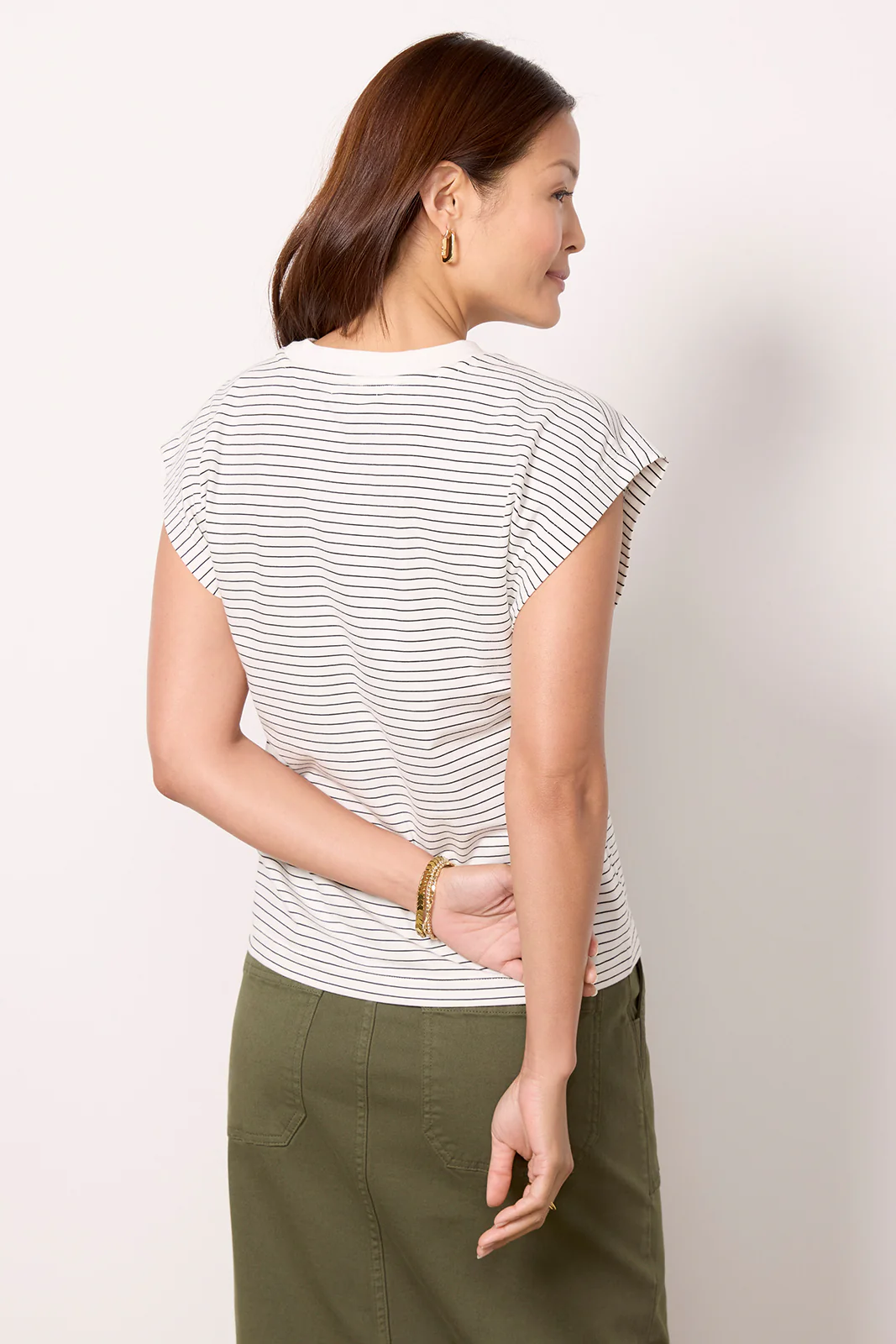 Marina Stripe Tee - Image 4