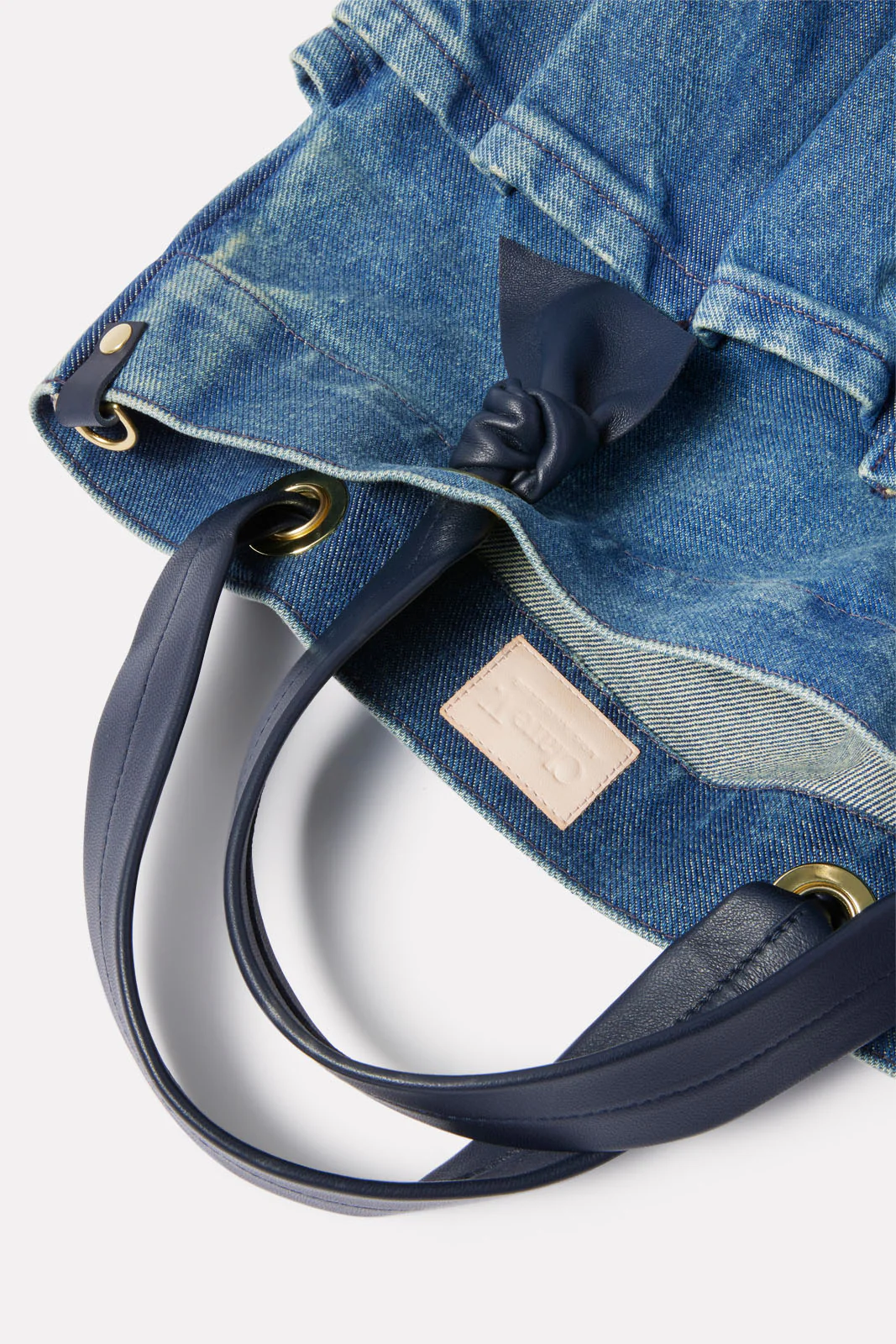 Marine Denim Handbag - Image 3