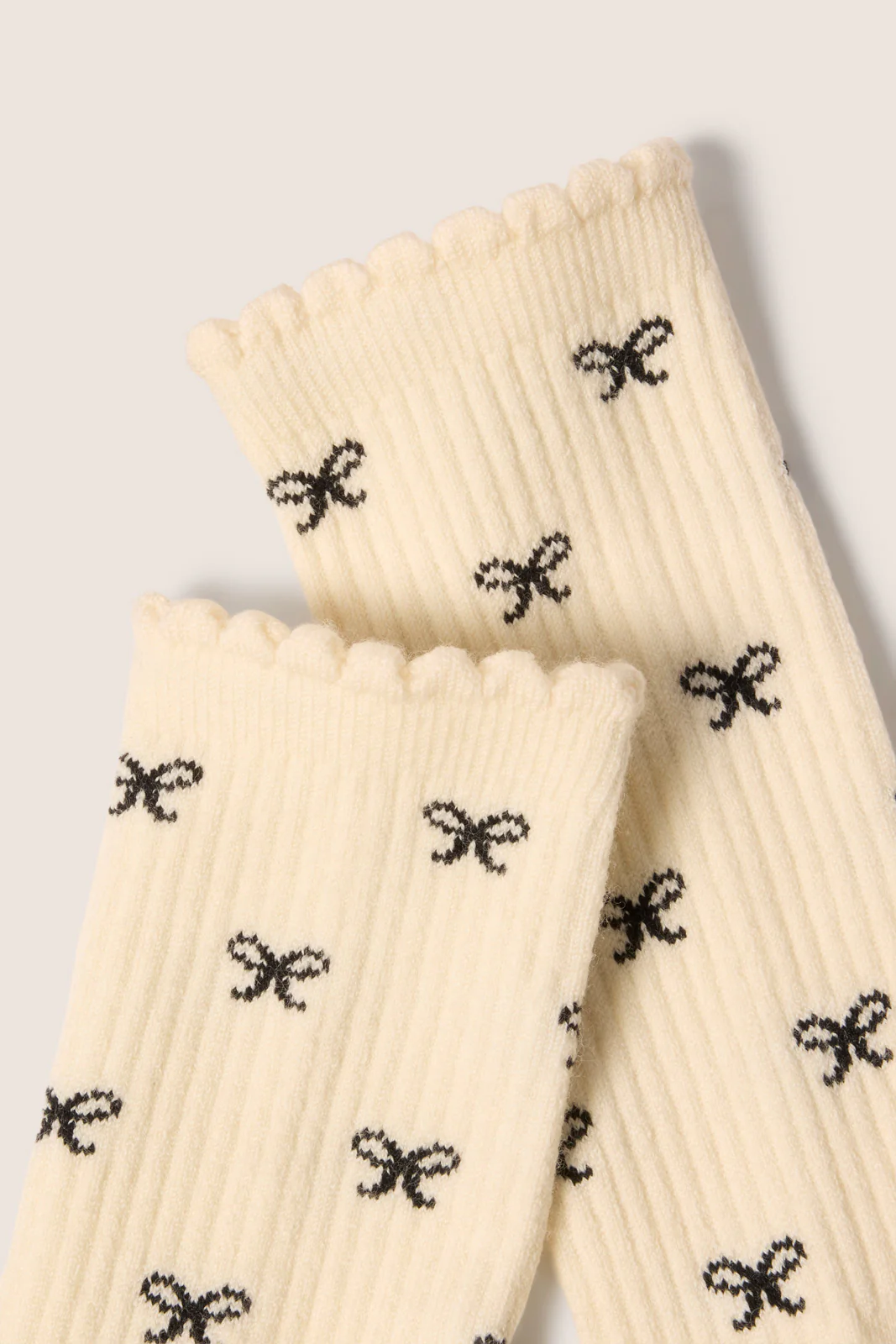 Merino Bow Half Calf Sock - Image 3