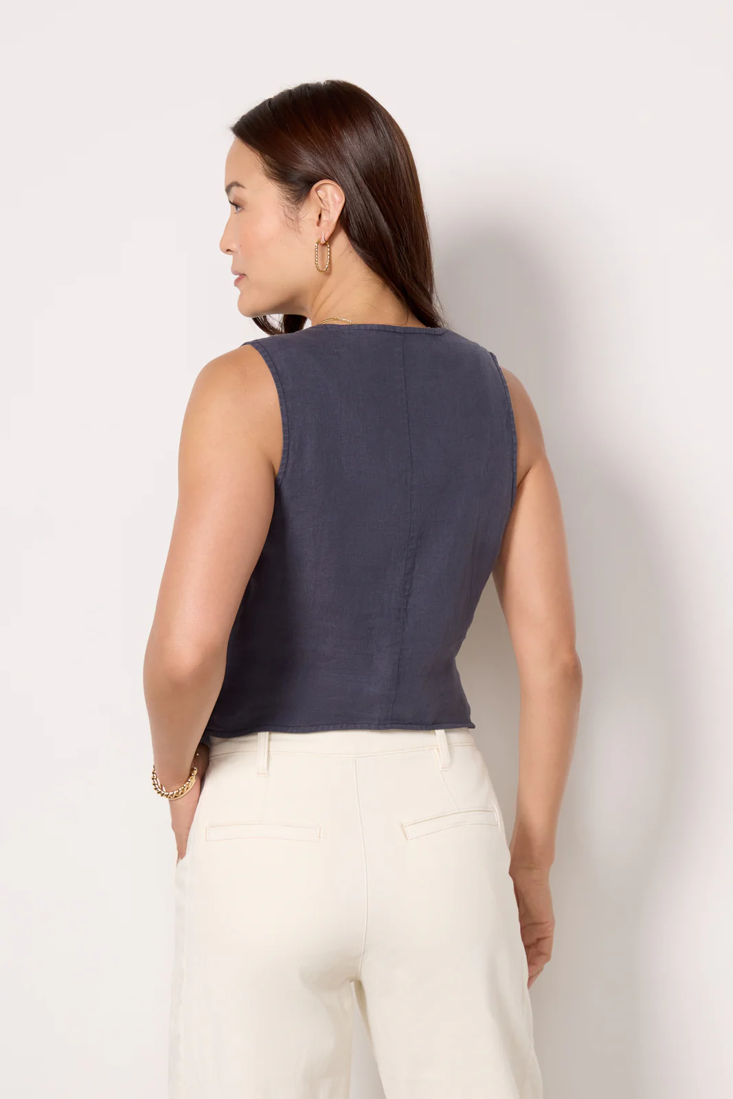 Monterey Linen Vest - Image 4