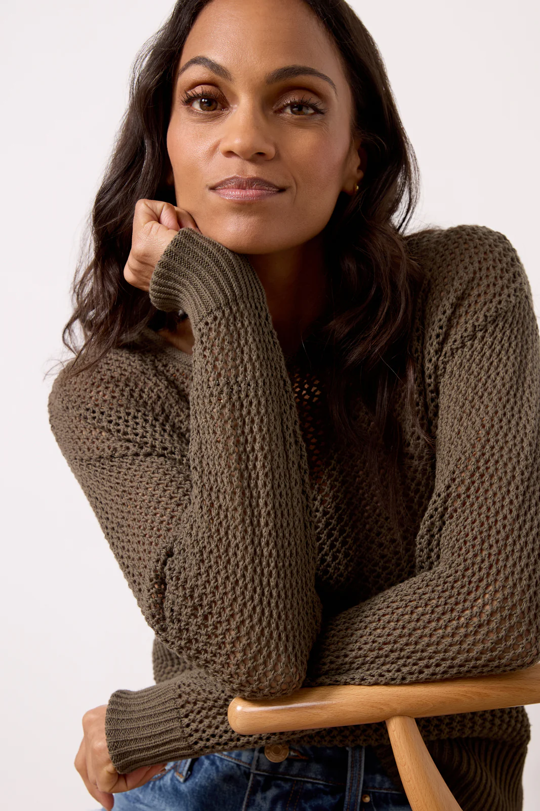 Open Knit Sweater - Image 5