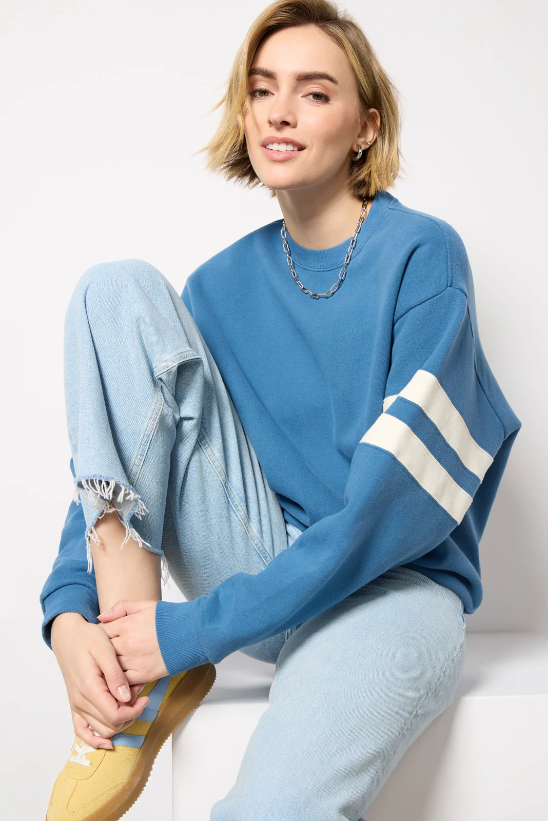 Oversized Varsity Sweatshirt - Image 5