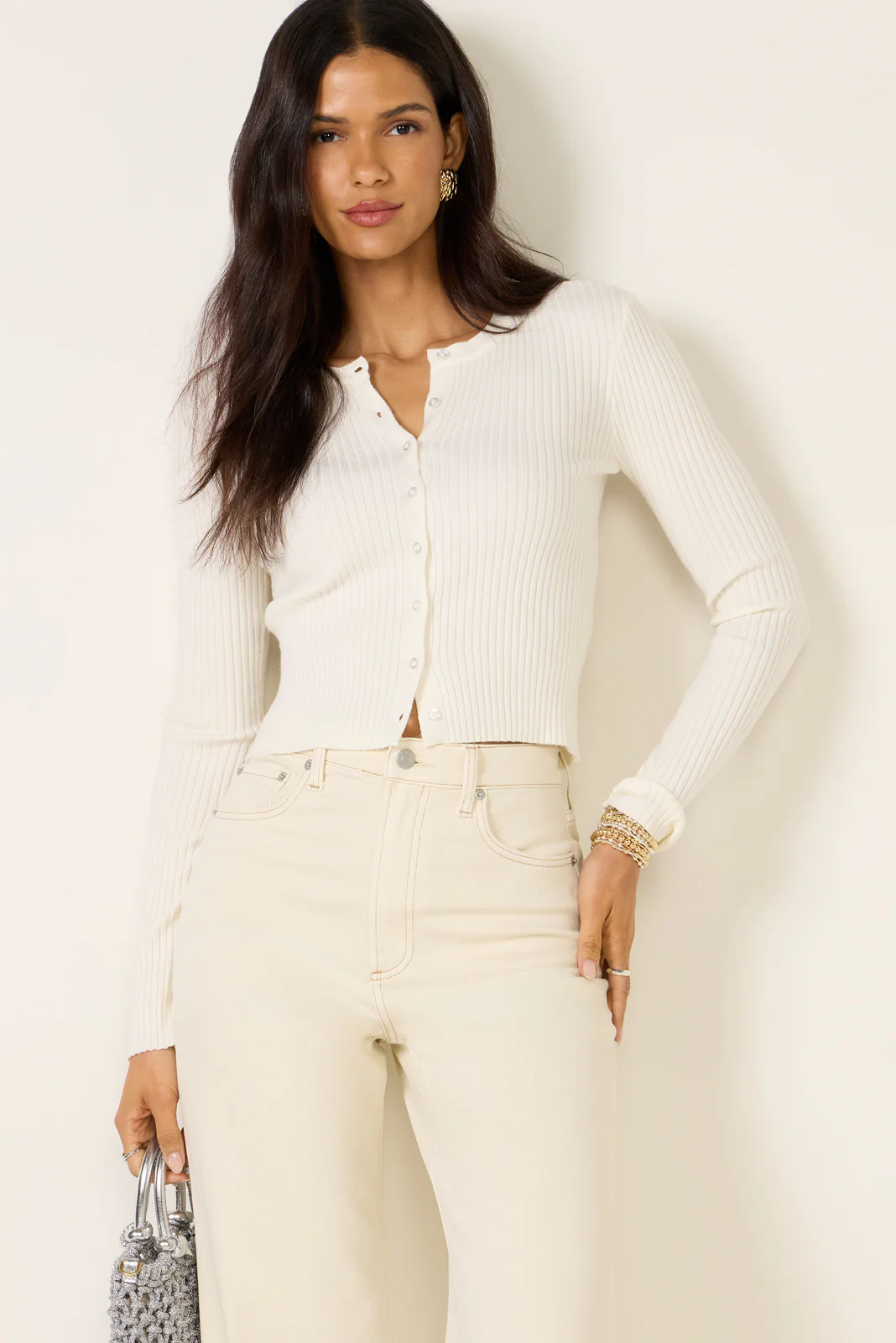 Patrice Rib Cardigan - Image 5