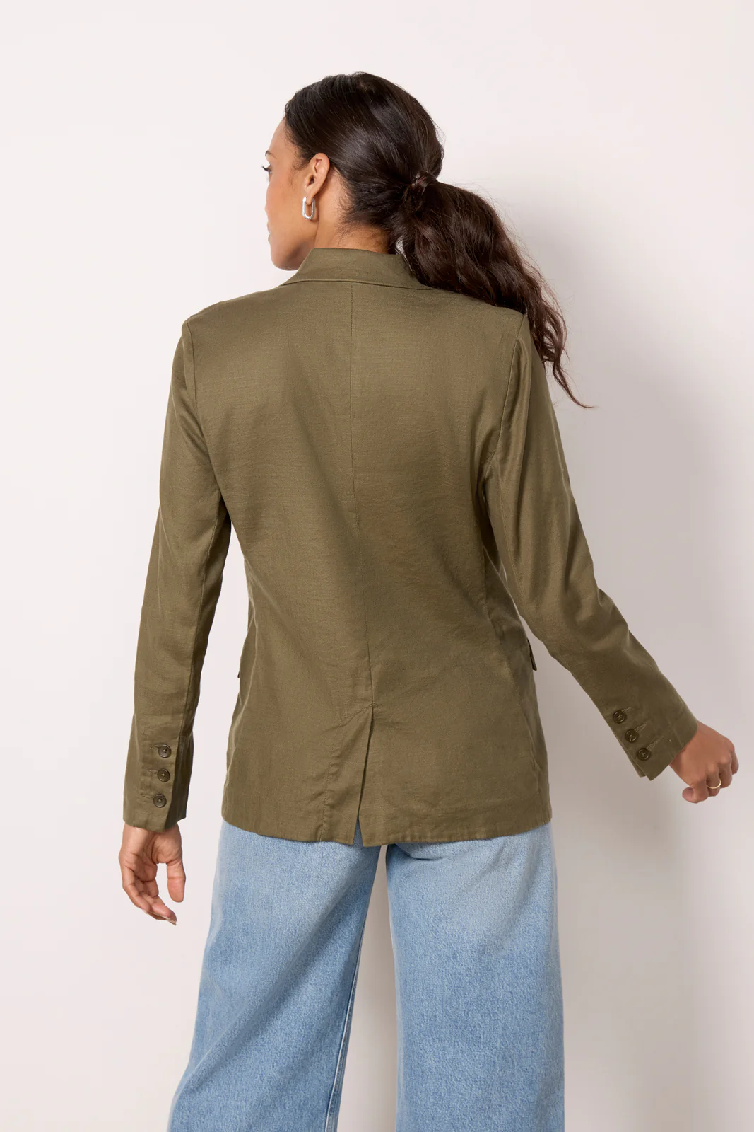 Perry Linen Blazer - Image 4