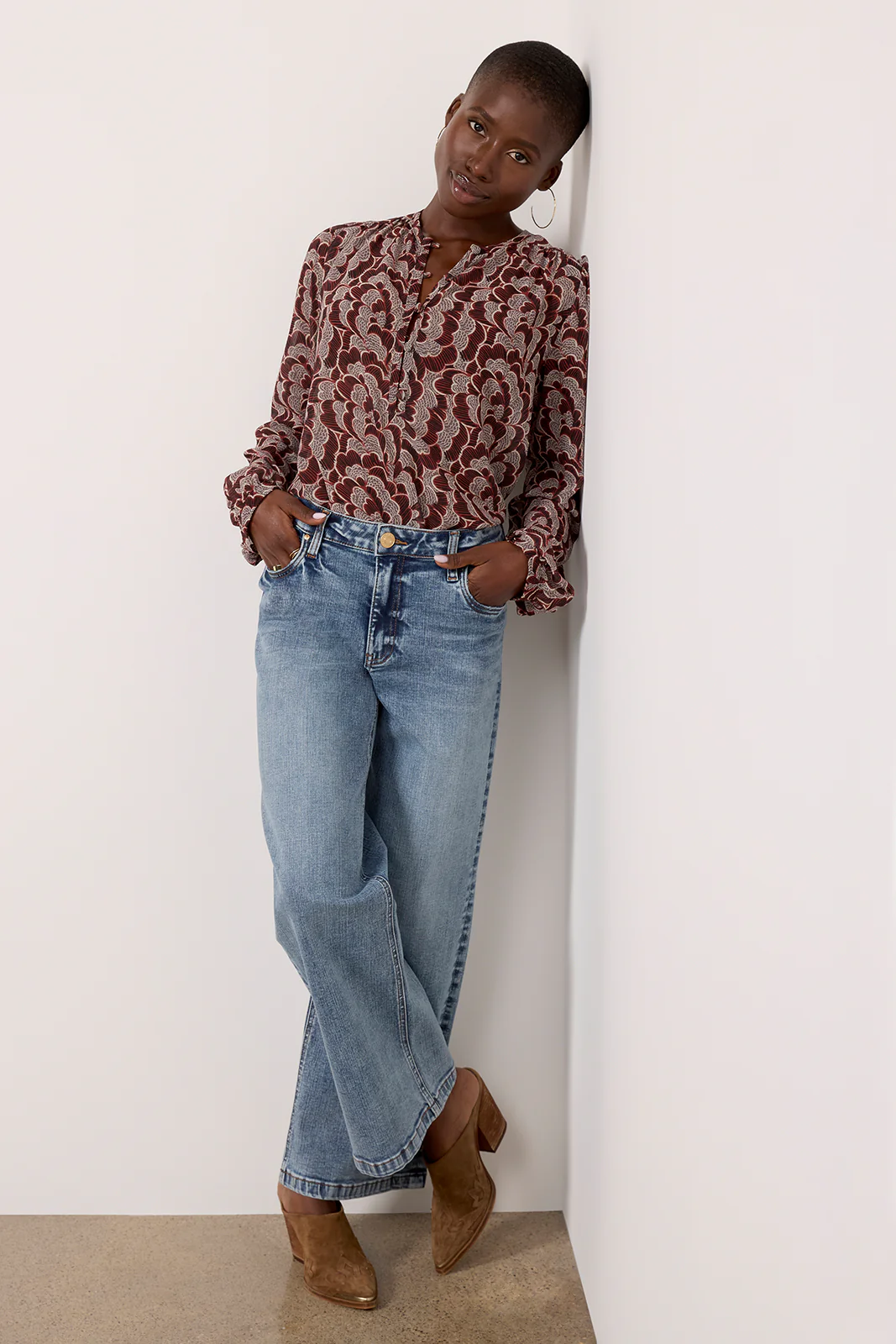 Petite Jean High Rise Wide Leg