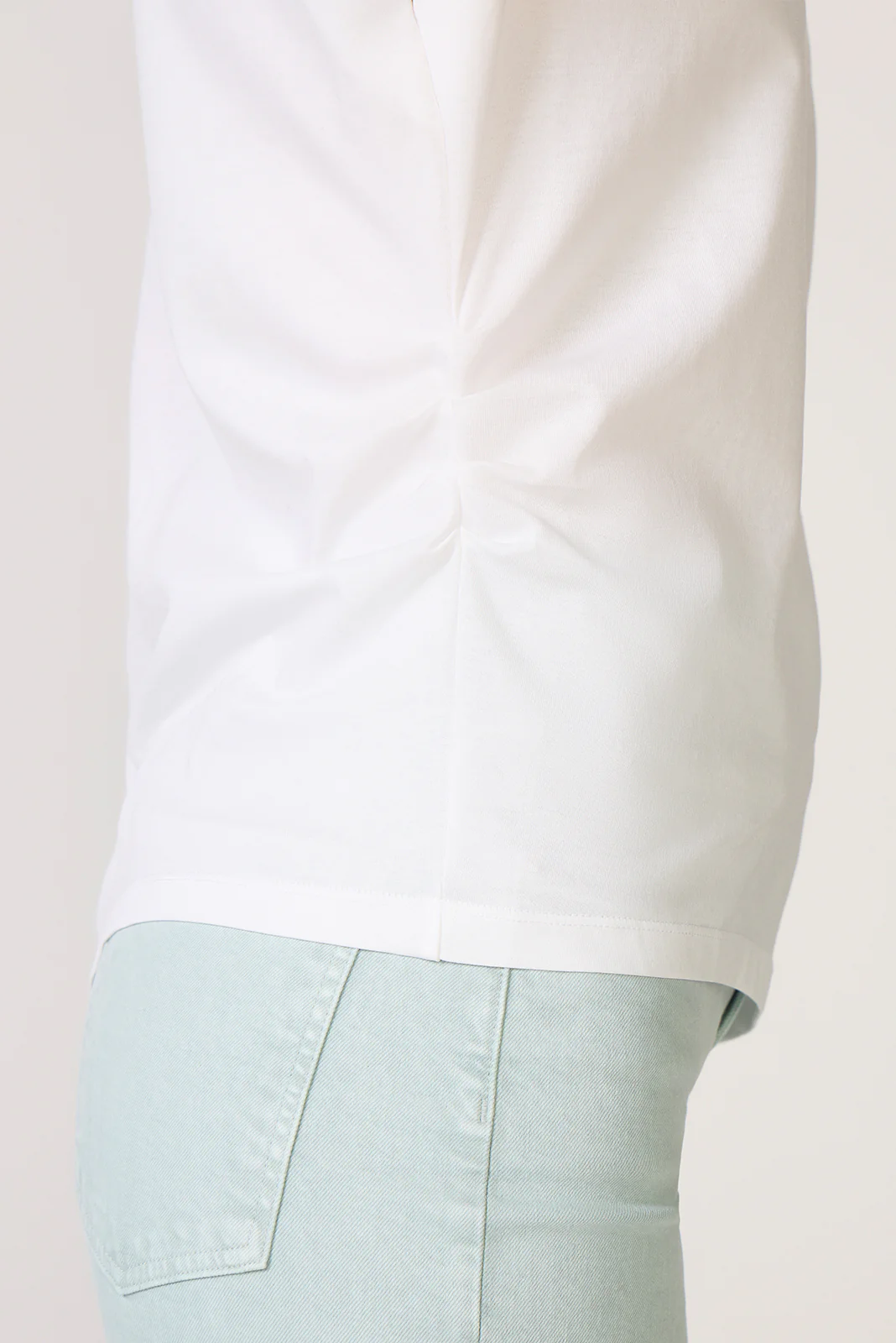 Pleated Muscle Tee - Image 4