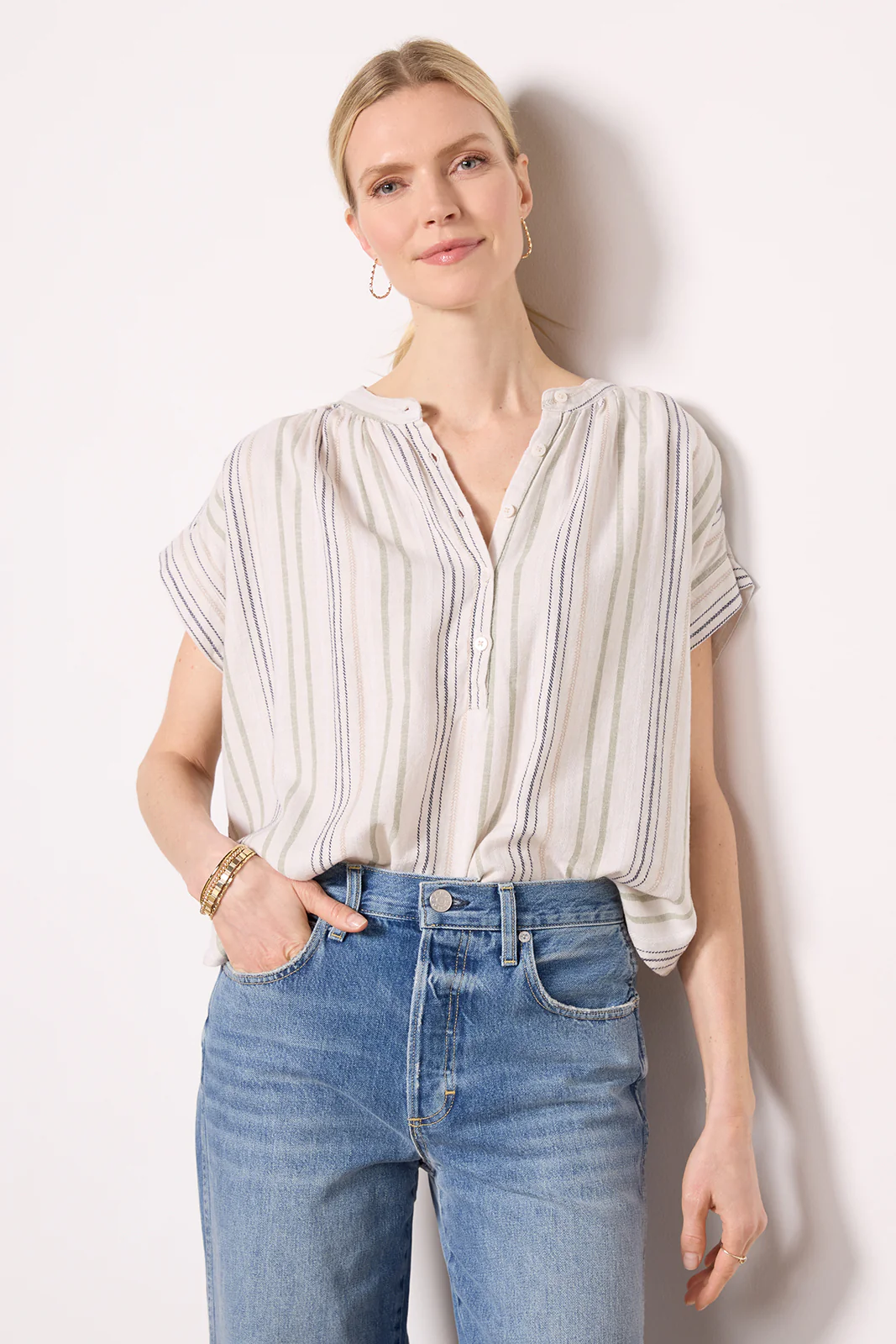 Priya Button Down Top - Image 2