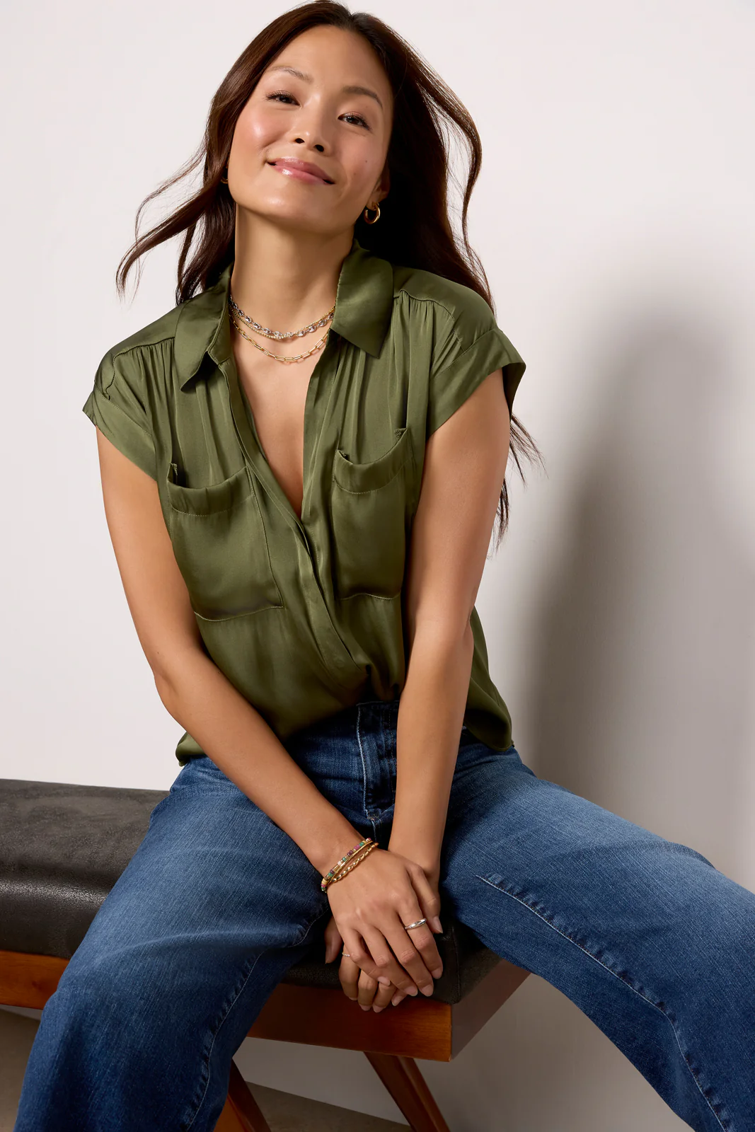 Remi Satin Shirt - Image 5