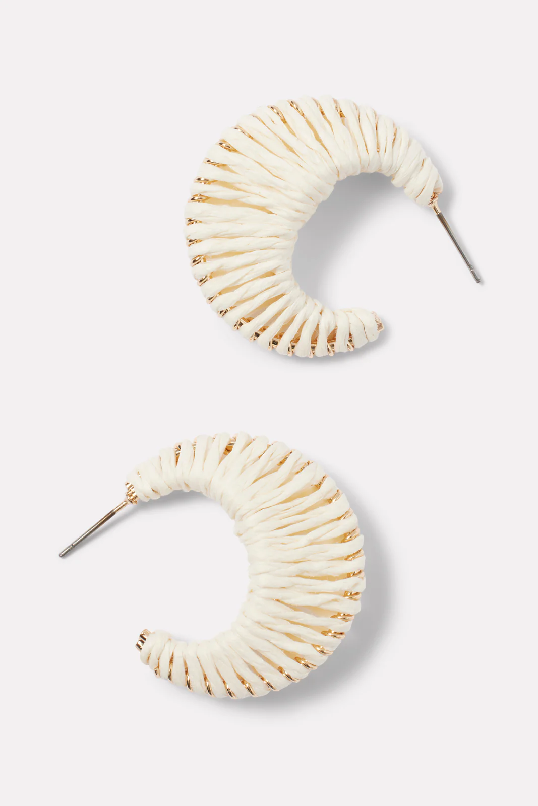 Rhoda Raffia Hoop Earrings - Image 3