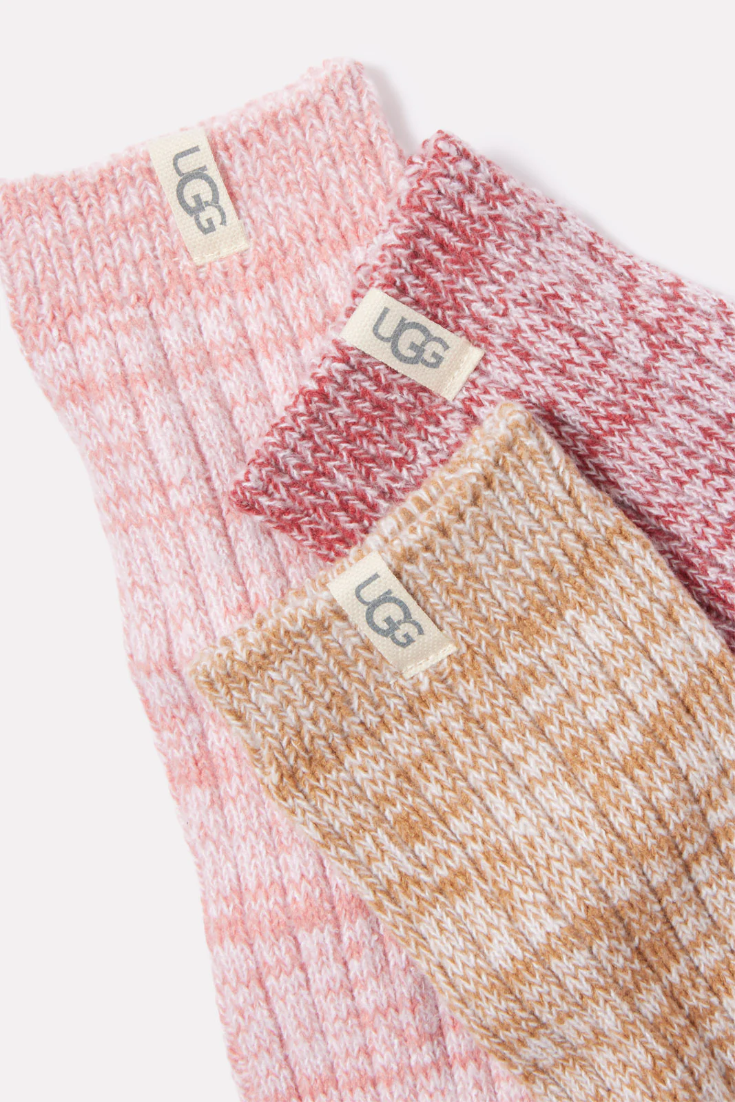 Rib Knit Slouchy Crew 3 Pack - Image 2