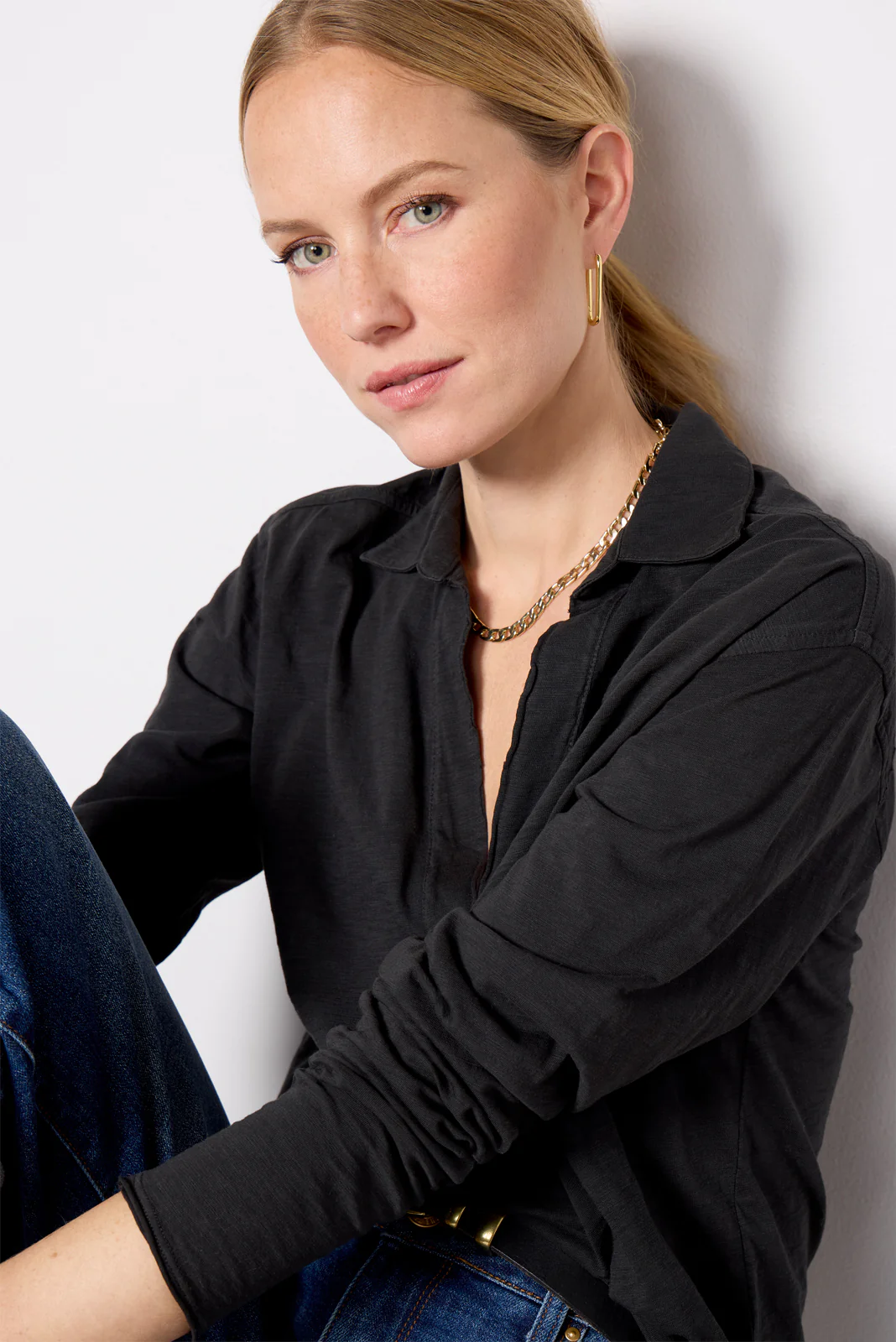 Romy Relaxed Polo Top - Image 2