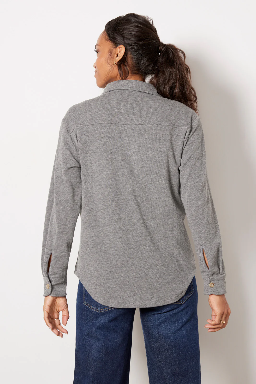Ruby Brushed Button Down - Image 4
