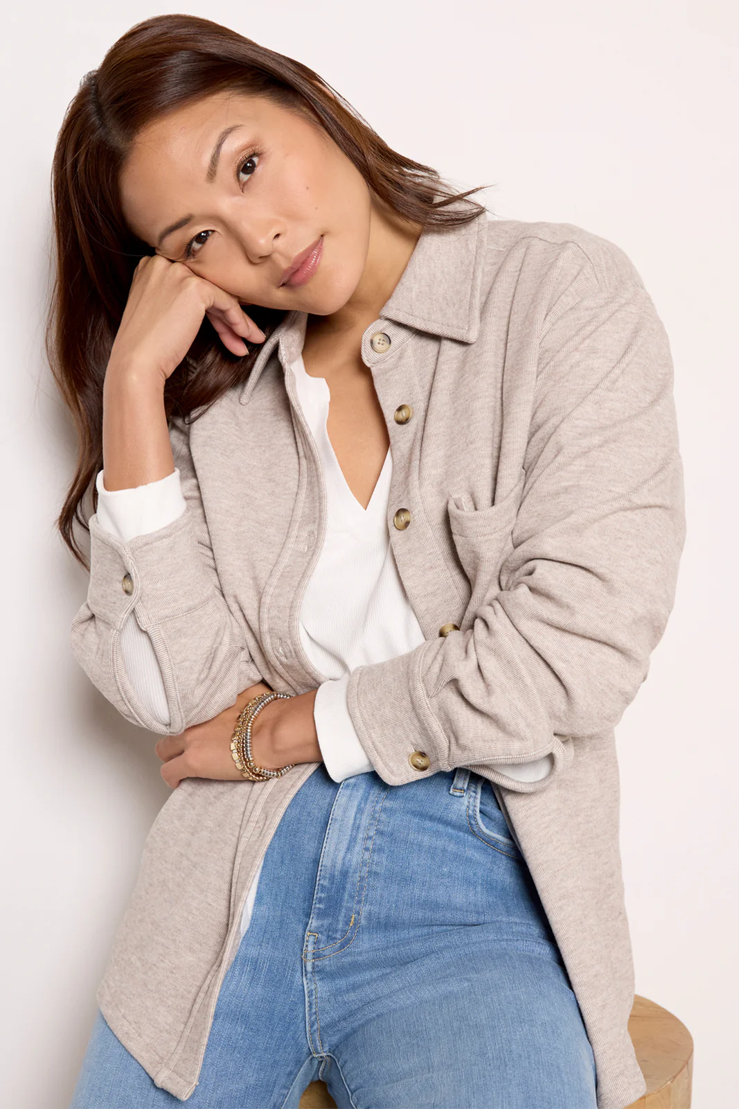 Ruby Brushed Button Down - Image 5