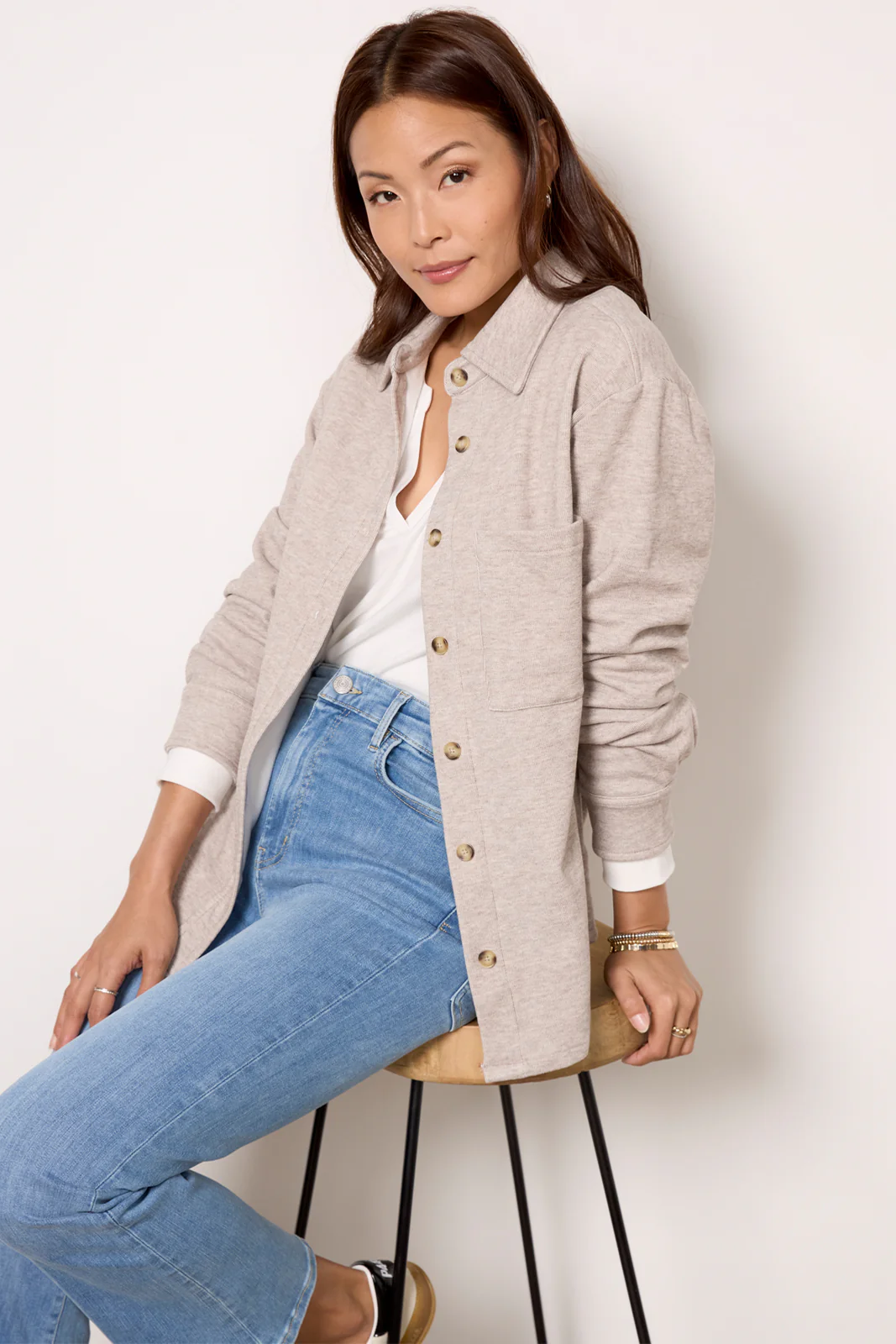 Ruby Brushed Button Down - Image 6