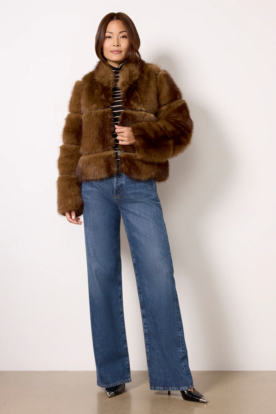 Sai Mink Short Coat - Image 4