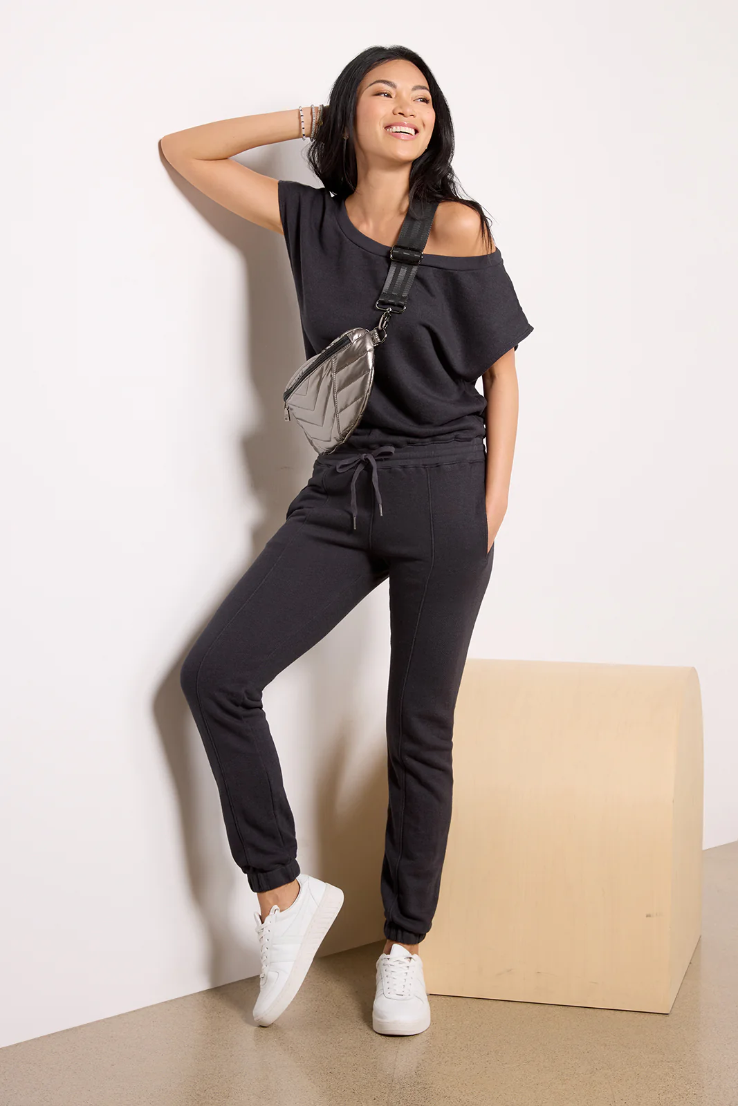 Shelly Off Shoulder Jumpsuit - Image 3