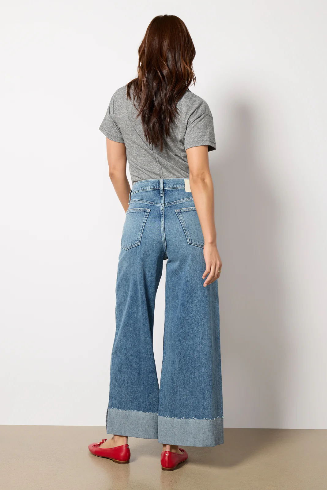 Sofie High-Rise Ankle Wide Leg with Cuff - Image 4
