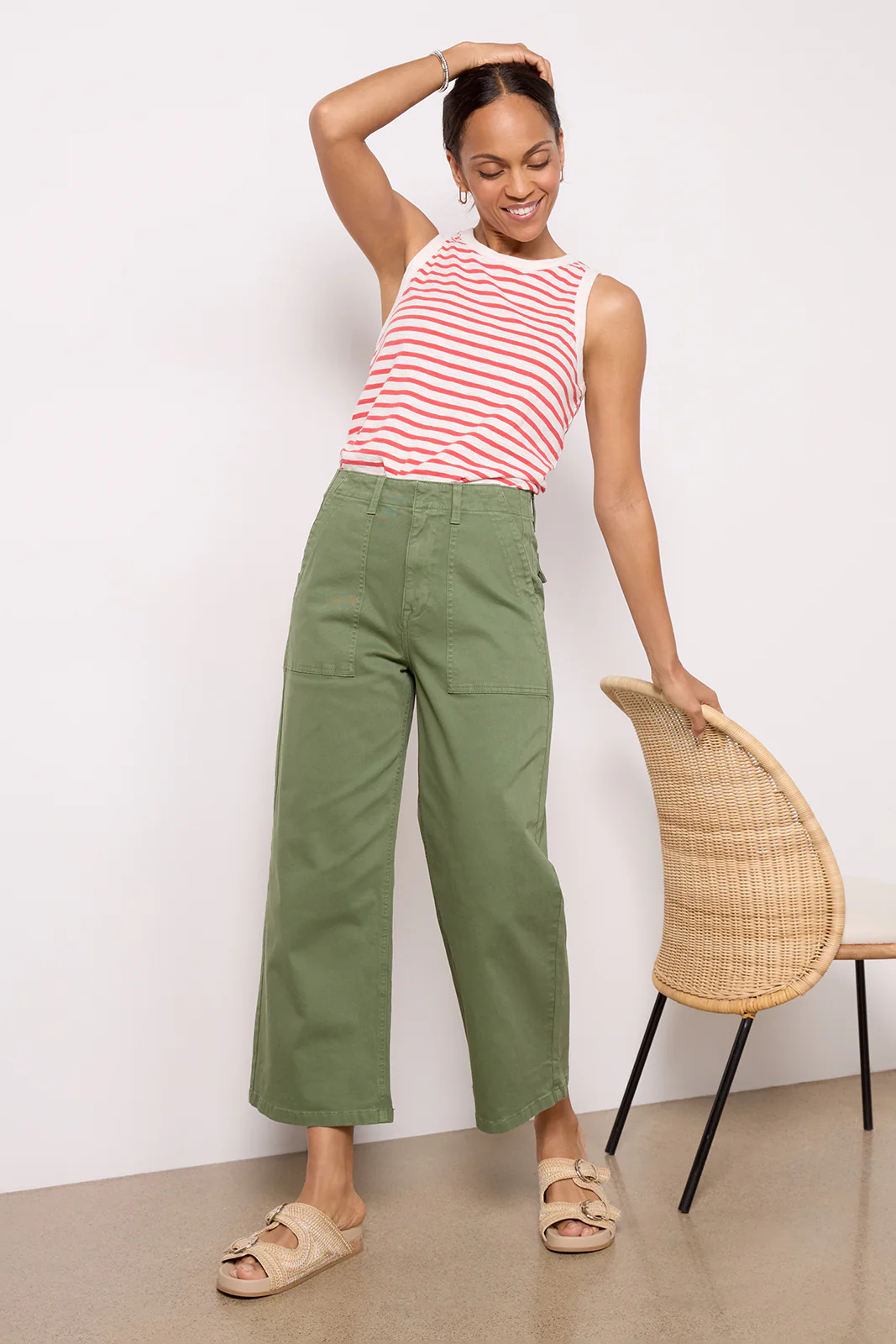 Sophia Wide Leg Utility Pant - Image 13