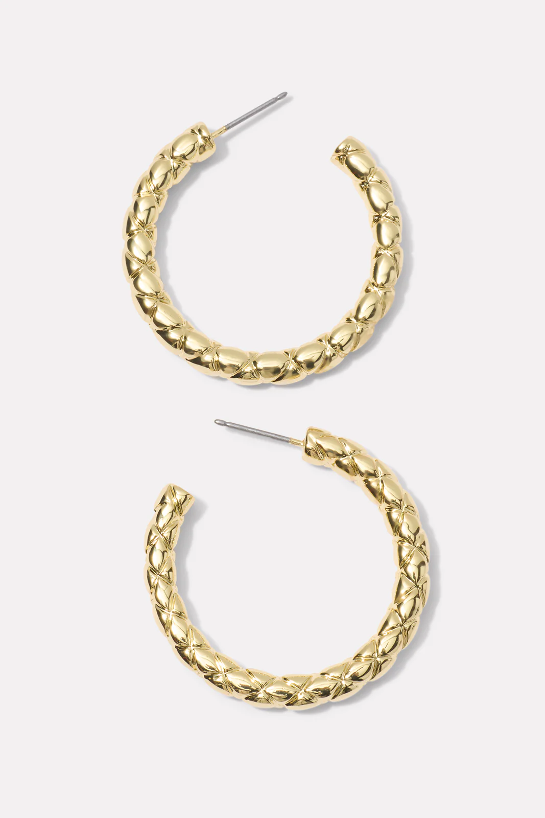 Tamra Textured Hoop - Image 2