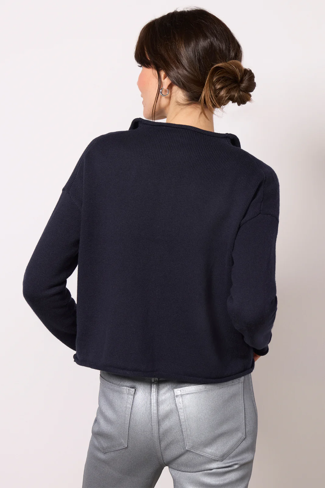 Taylor Roll Neck Cardigan - Image 4