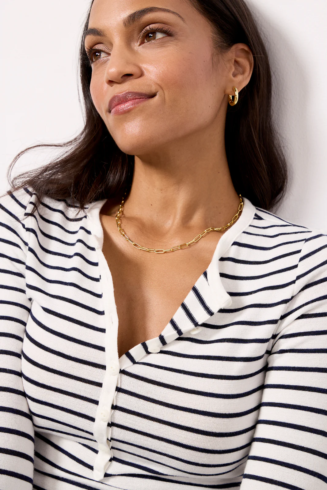 The Knit Stripe Henley - Image 2