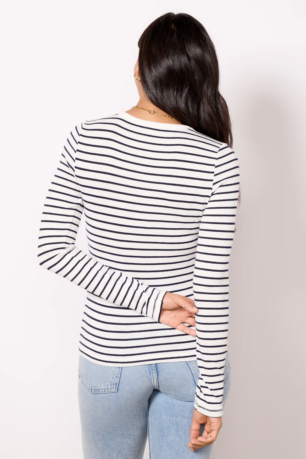 The Knit Stripe Henley - Image 3