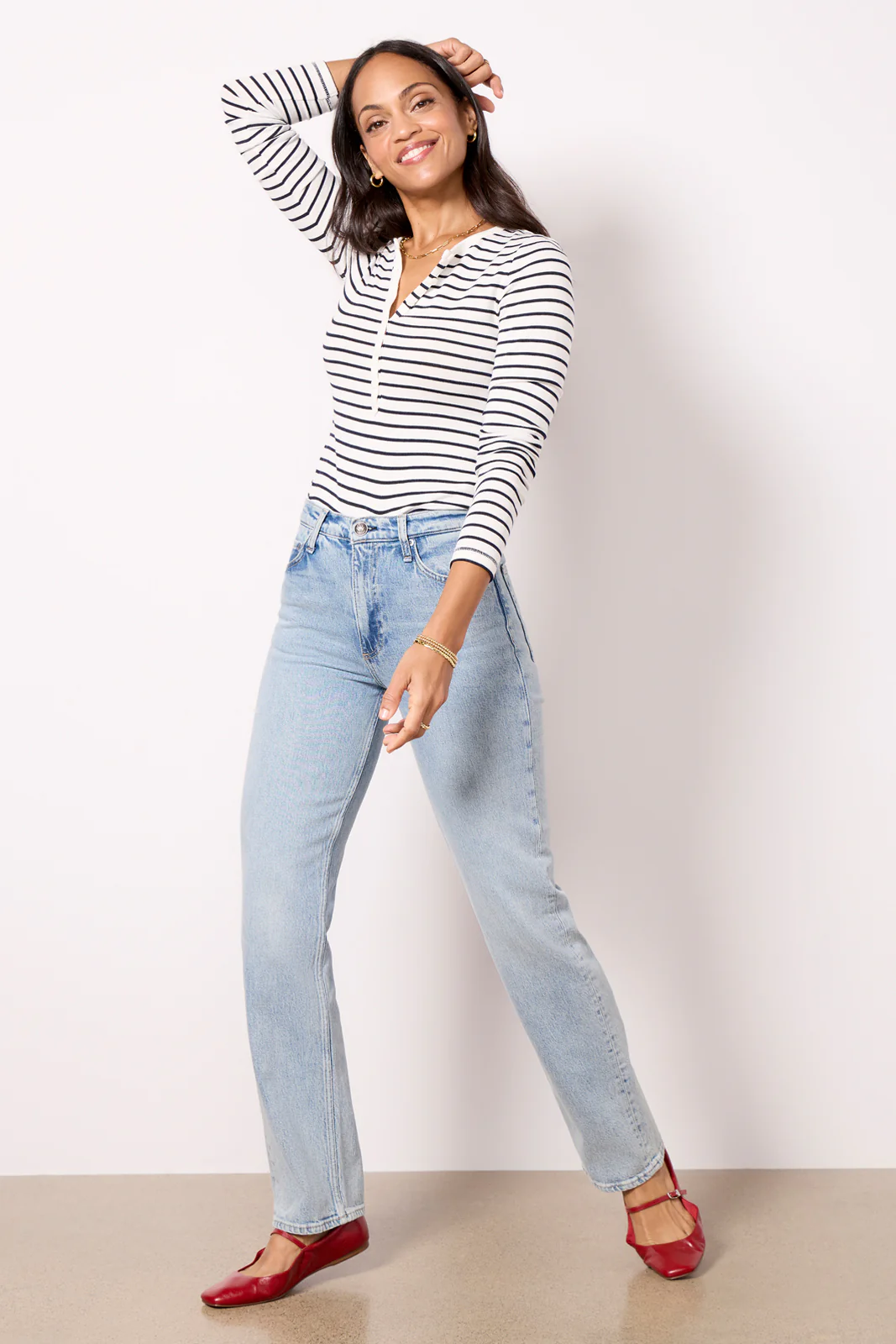The Knit Stripe Henley - Image 4