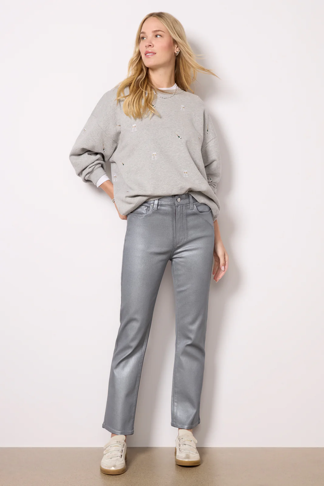 Varsity Champagne Sweatshirt - Image 5