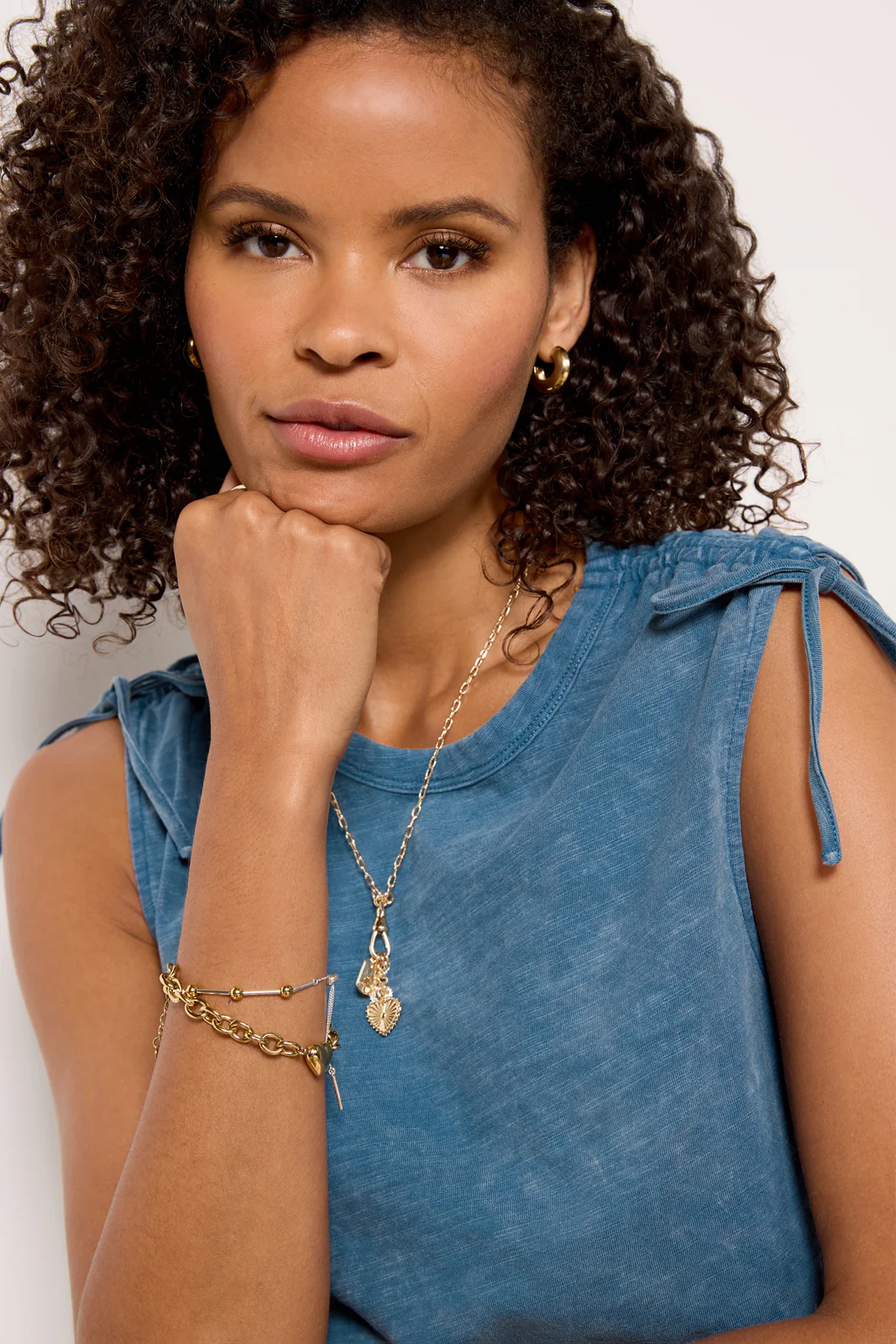 Vivian Tie Shoulder Tank - Image 2
