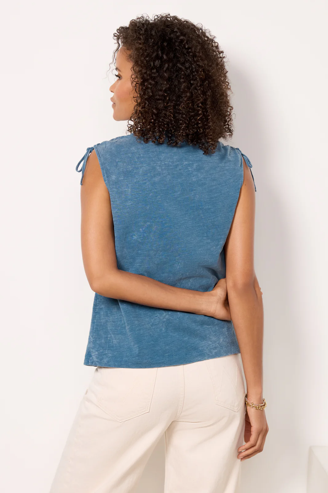 Vivian Tie Shoulder Tank - Image 4