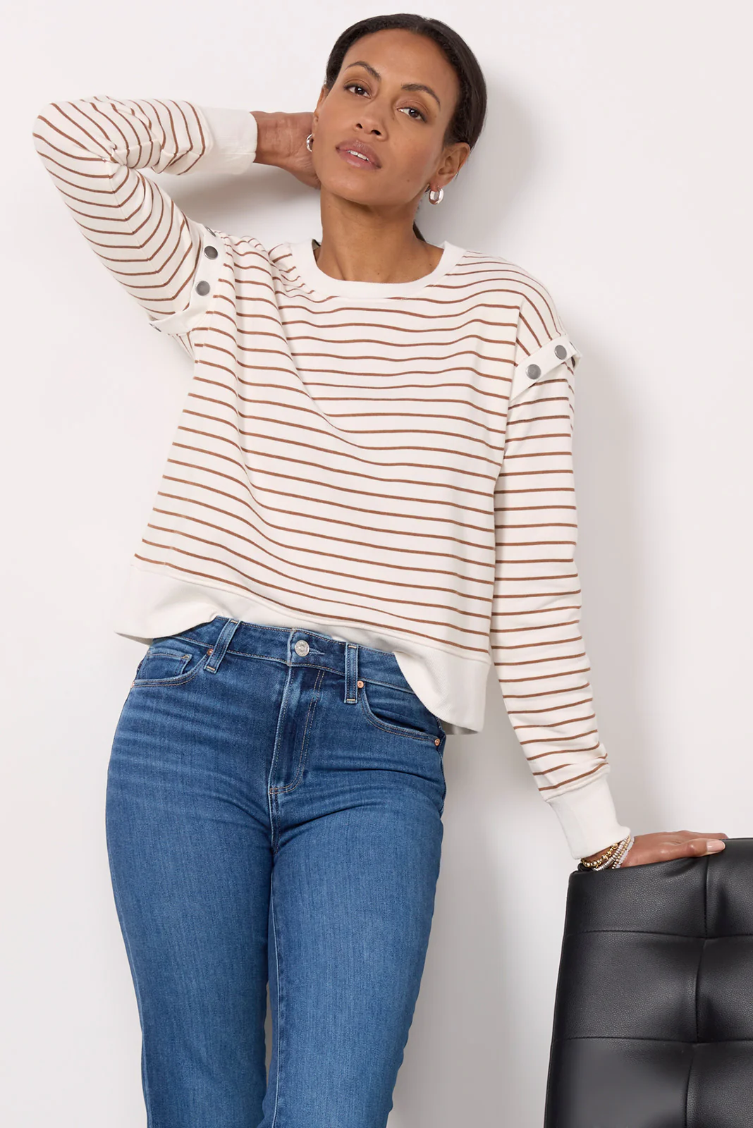 Willis Stripe Sweatshirt - Image 2