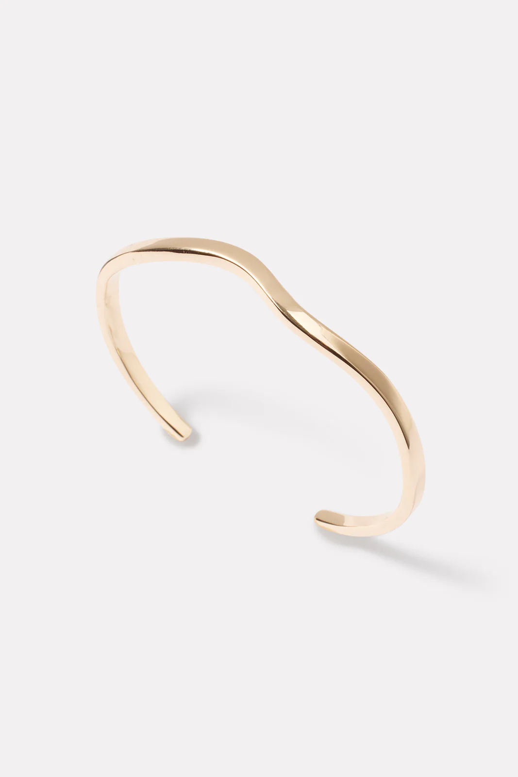 Zaria Wavy Cuff Bracelet - Image 2