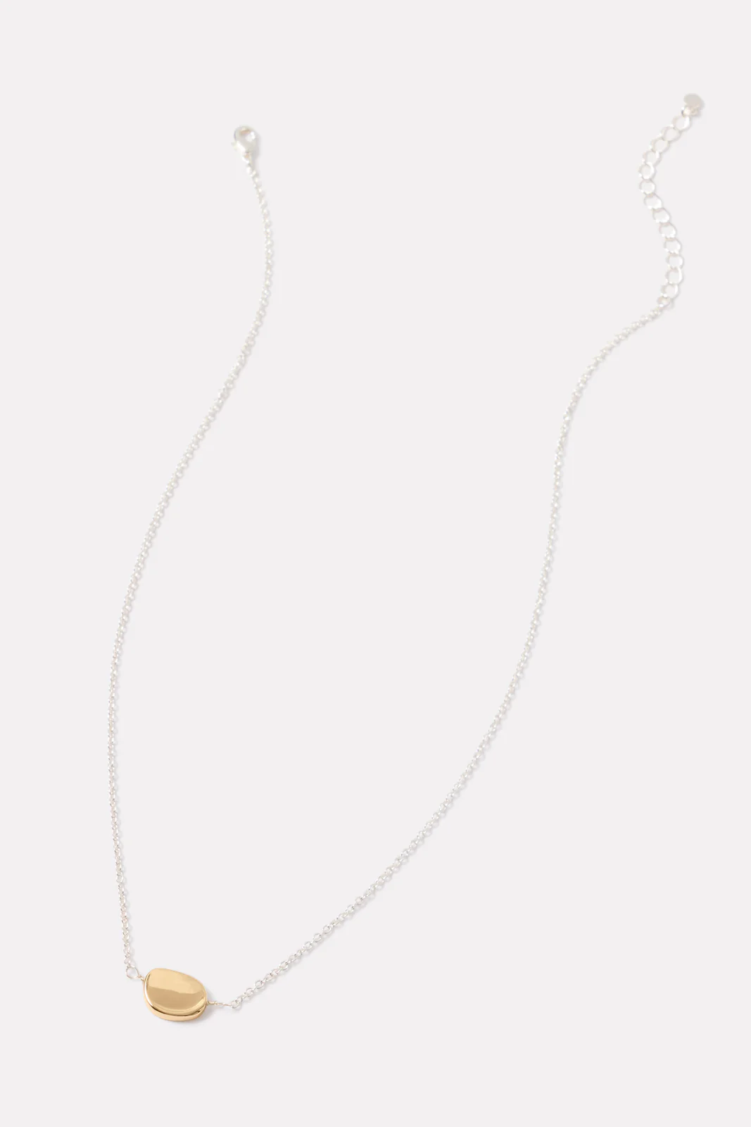 Zoe Delicate Bean Necklace - Image 2